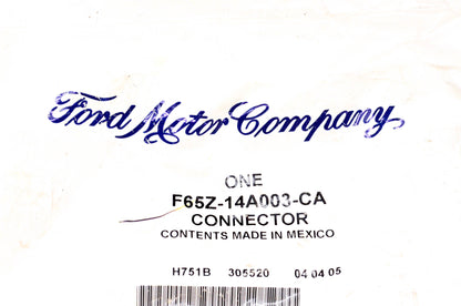 New OEM Ford F65Z-14A003-CA Fuse Relay Rear Housing NOS