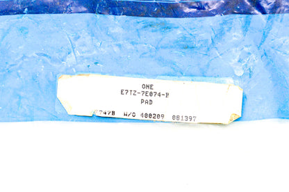 New OEM Ford E7TZ-7E074-B Transmission Shift Cover Pad NOS