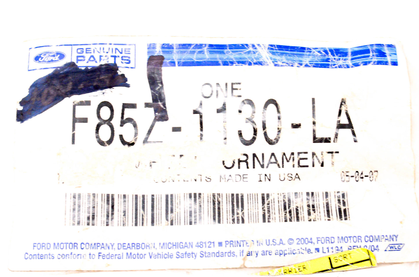 New OEM Ford F85Z-1130-LA Wheel Hub Center Cap NOS