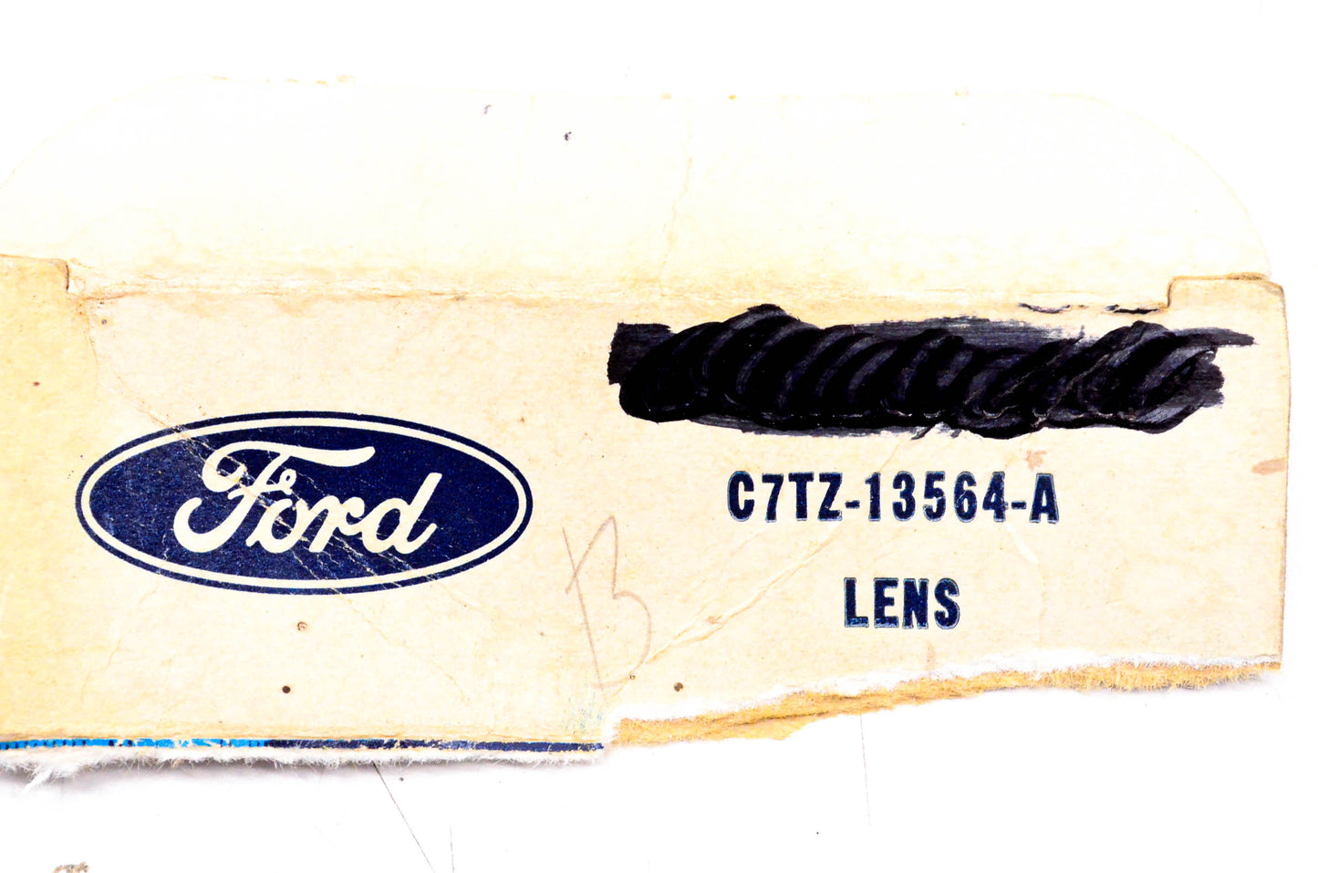 New OEM Ford C7TZ-13564-A Rear Plate Lamp Lense Qty 2 NOS