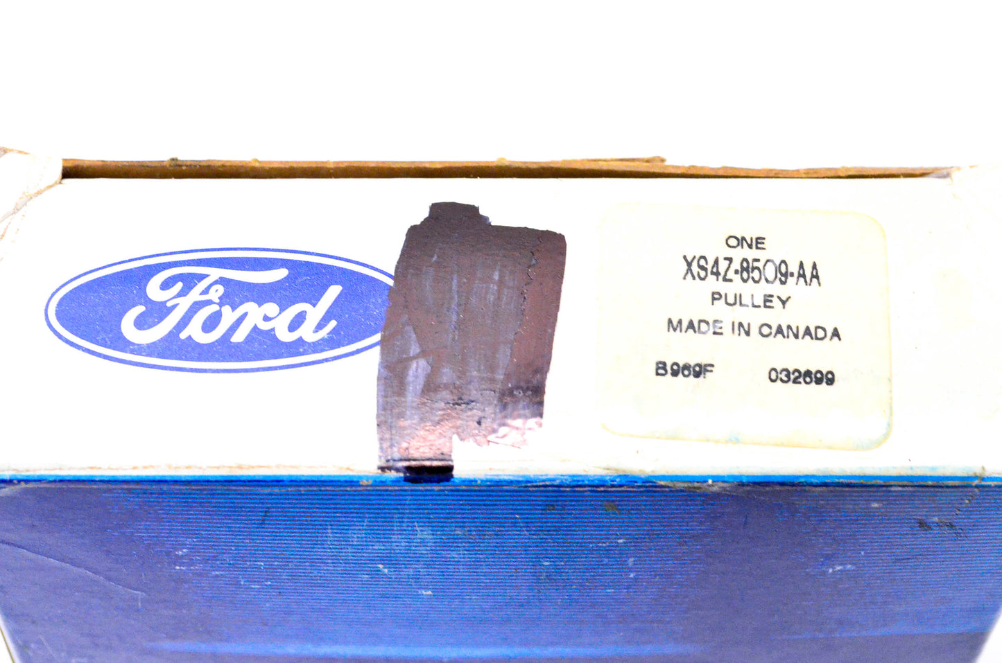 New OEM Ford XS4Z-8509-AA Water Pump Pulley NOS
