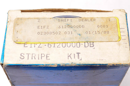 New OEM Ford E1FZ-6120000-DB Decal Stripe Kit NOS