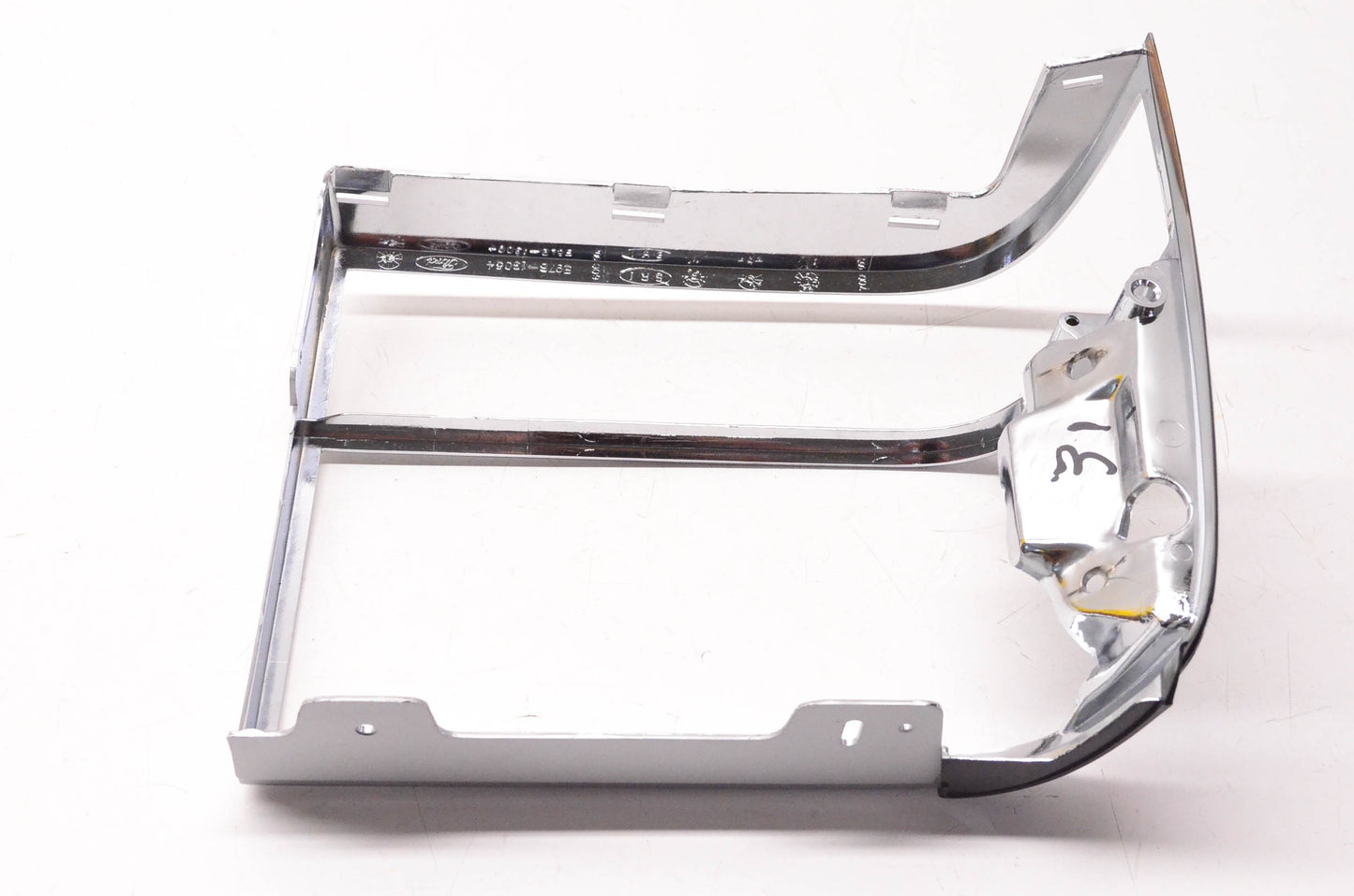 New OEM Ford E97B-13064 LH Headlight Chrome Bezel NOS
