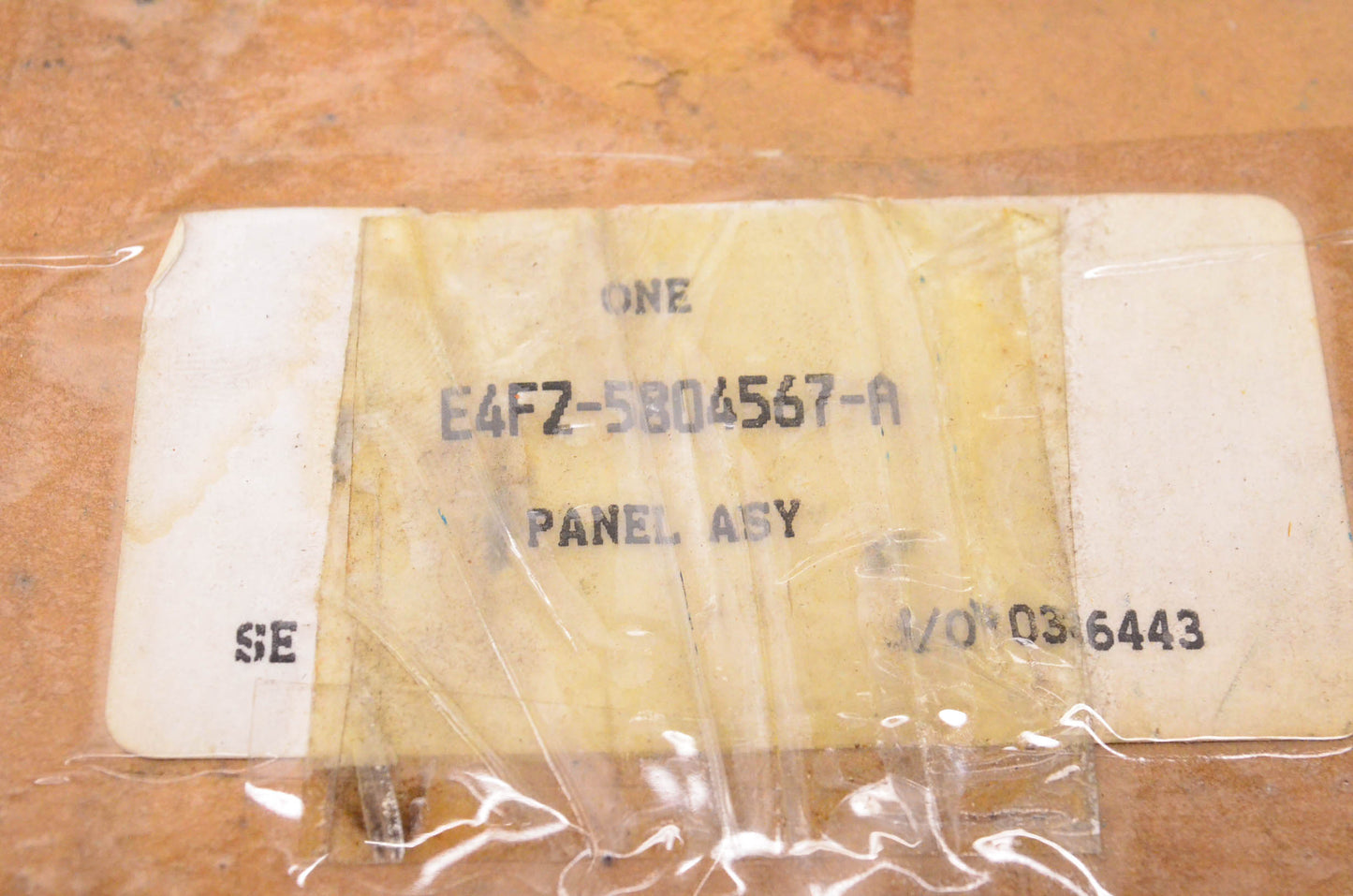 New OEM Ford E4FZ-5804567-A Center Console NOS