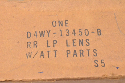 New OEM Ford D4WY-13450-B Lens NOS