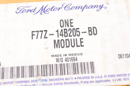New OEM Ford F77Z-14B205-BD Engine Control Module NOS