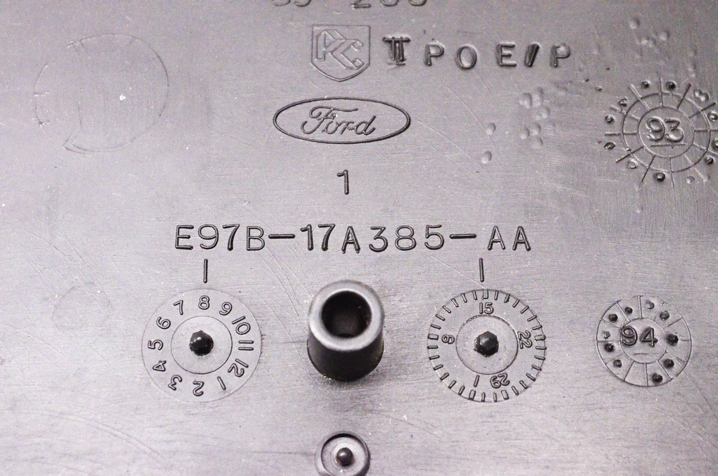 New OEM Ford E97B-17A385-AA License Plate Bracket NOS