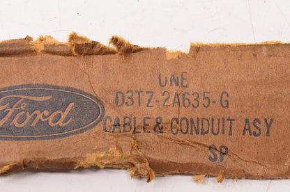 New OEM Ford D3TZ-2A635-G Brake Cable & Conduit Assembly NOS