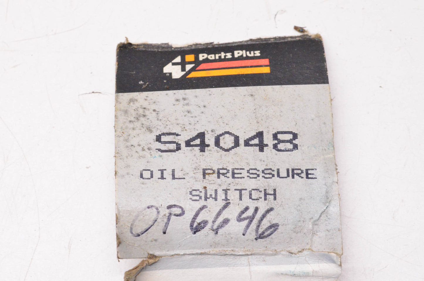 Parts Plus S4048, OP6646 Oil Pressure Switch NOS