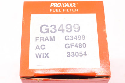 Pro Gauge G3499, GF480, 33054 Fuel Filter NOS