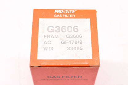 Pro Gauge G3606, GF478/9, 33095 Gas Filter NOS