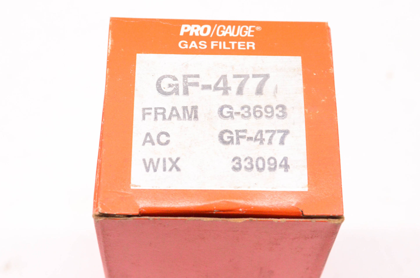 Pro Gauge GF-477, G3693, 33094 Gas Filter NOS