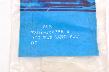 New OEM Ford E8GY-17A386-B License Plate Mounting Kit NOS