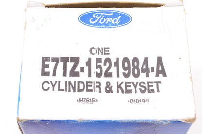 New OEM Ford E7TZ-15821984-A Cylinder & Key Kit NOS