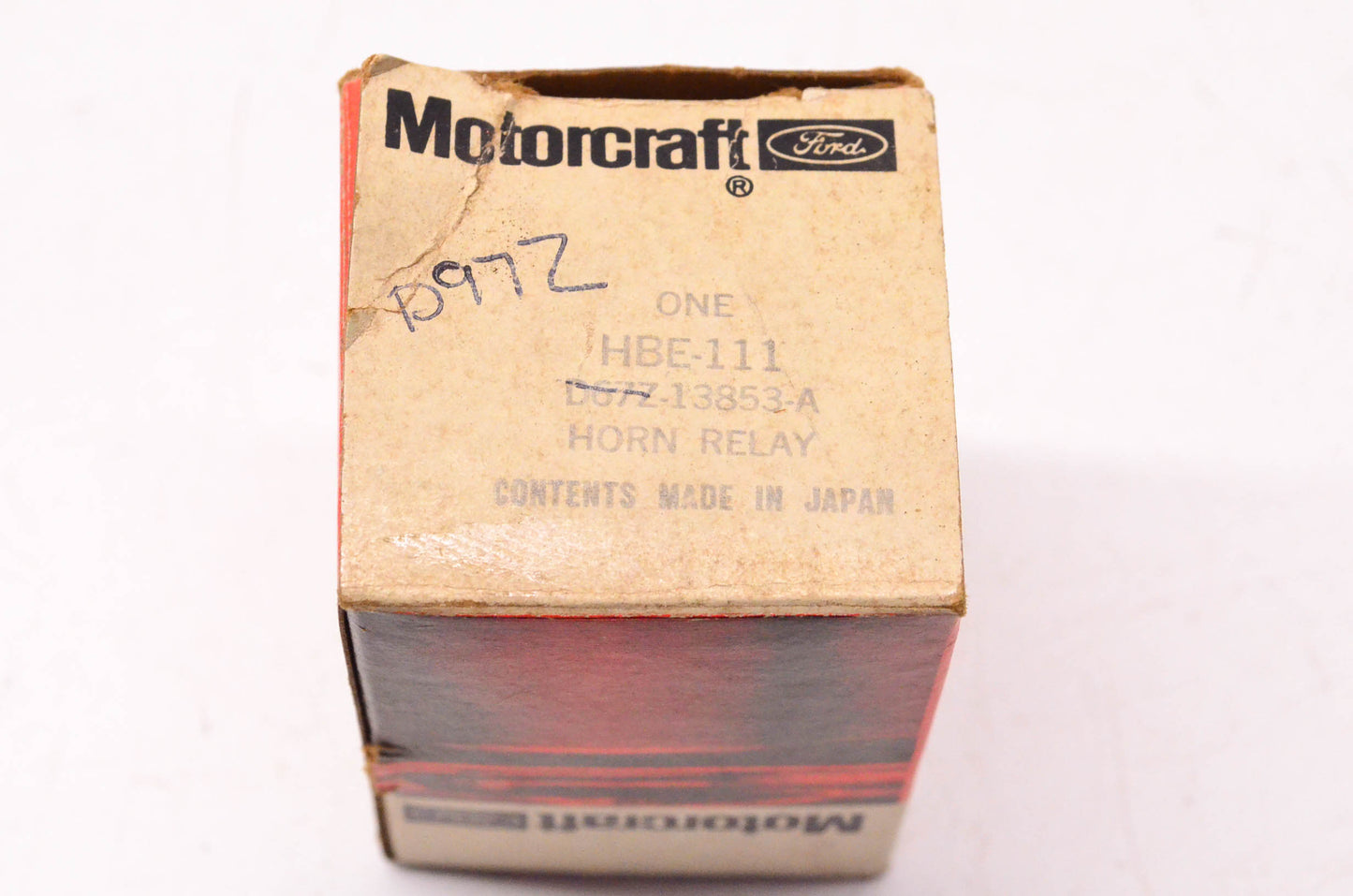 Ford Motorcraft HBE-111, D97Z-13853-A, D67Z-13853-A Horn Relay NOS