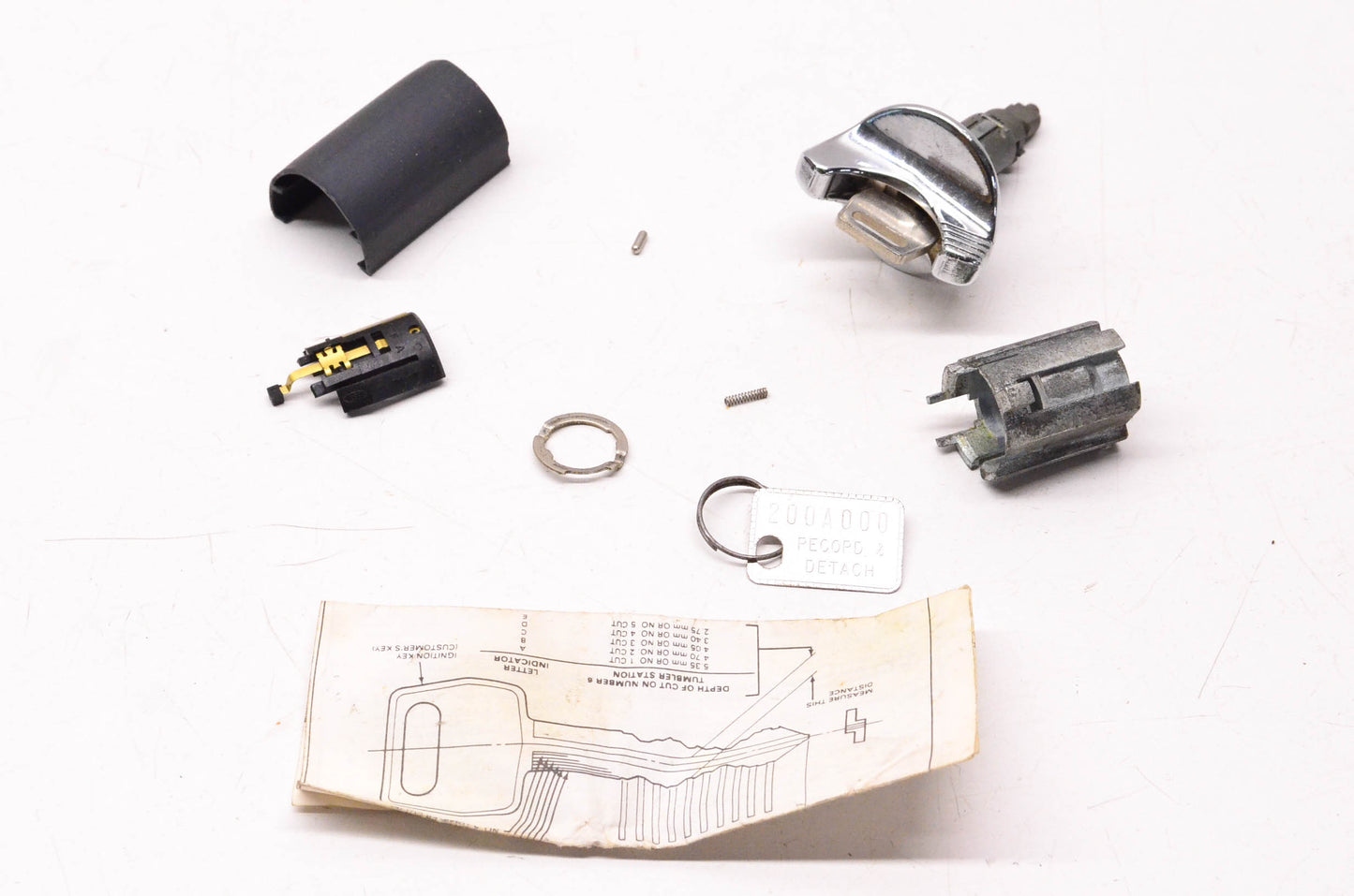 Motorcraft SW-2401, F3MY-11582-A Ignition Lock & Key Kit NOS