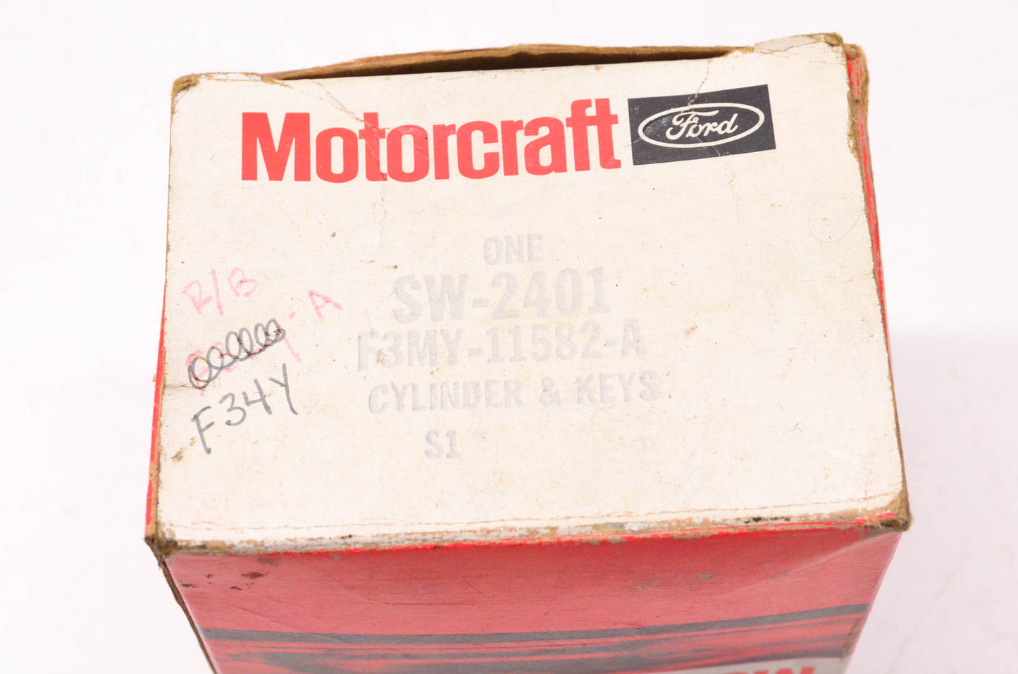 Motorcraft SW-2401, F3MY-11582-A Ignition Lock & Key Kit NOS