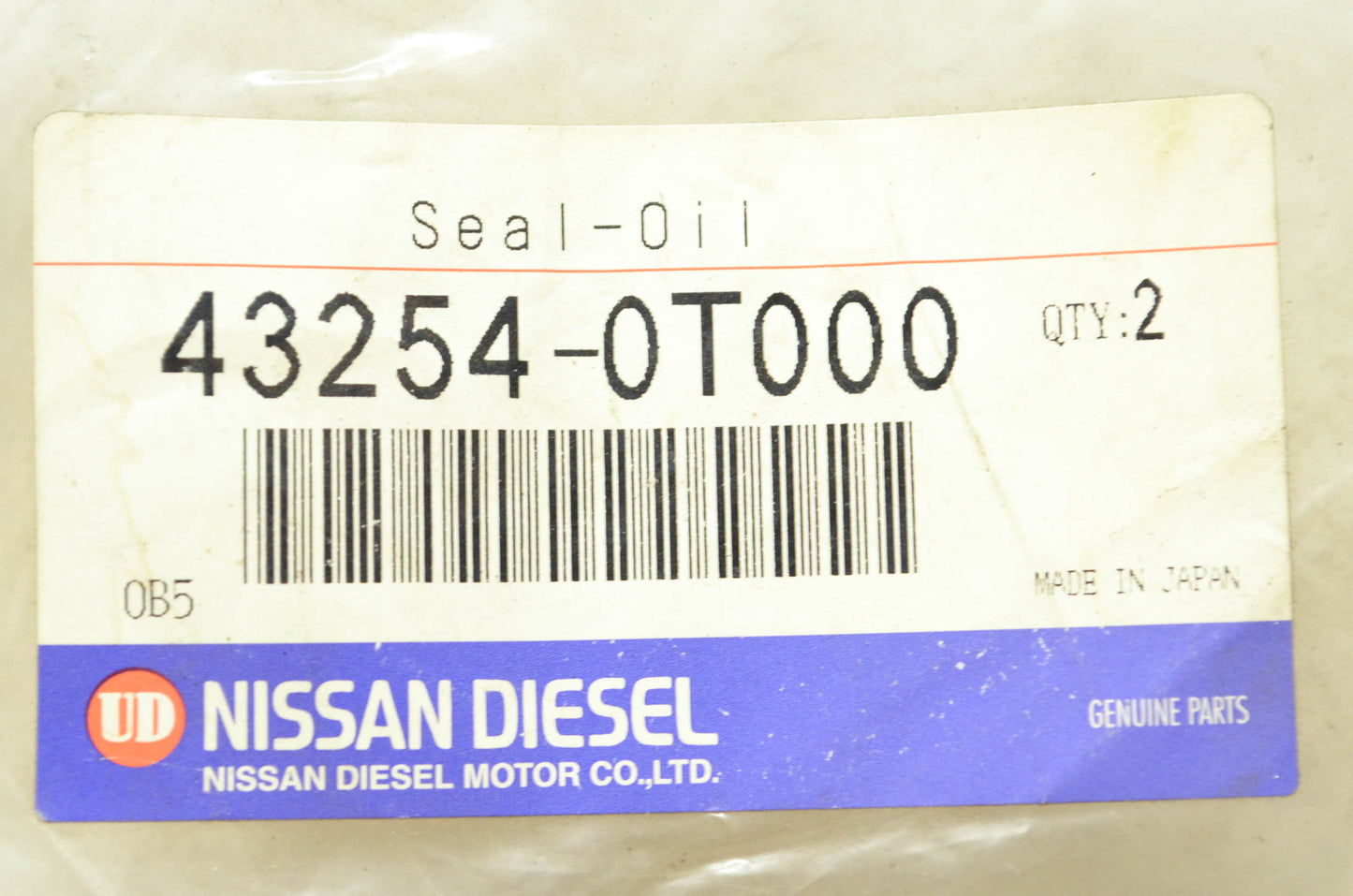 Nissan 43254-0T000 Grease Seal NOS