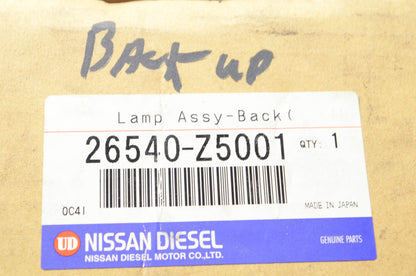 Nissan 26540-Z5001 Back Up Lamp Assembly NOS