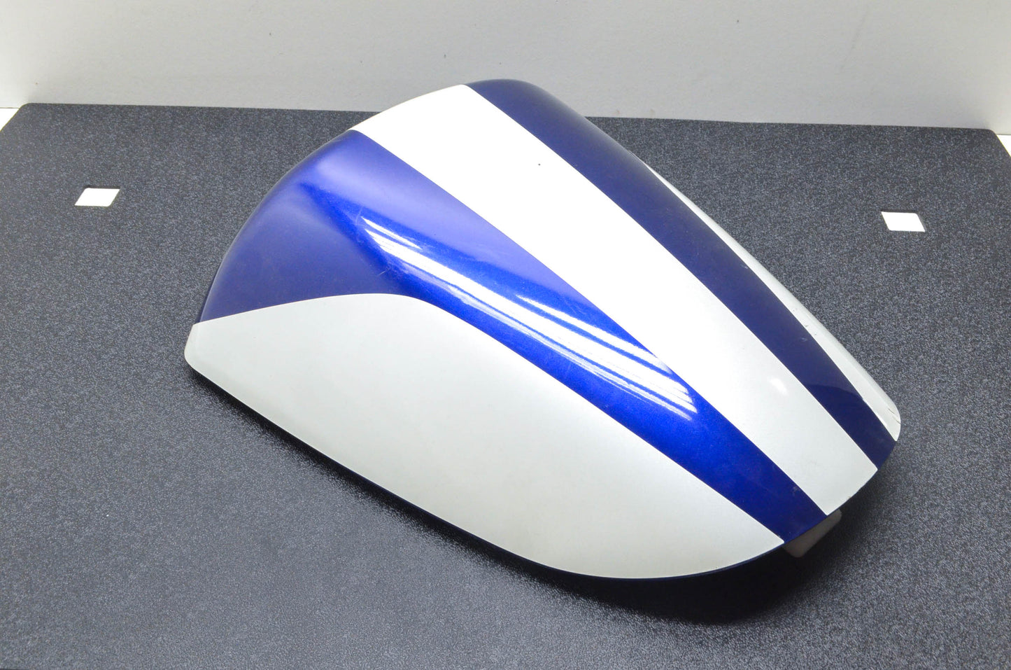 OEM Suzuki 45551-33E00 Rear Back Seat Cowl Fairing Cover Blue/White