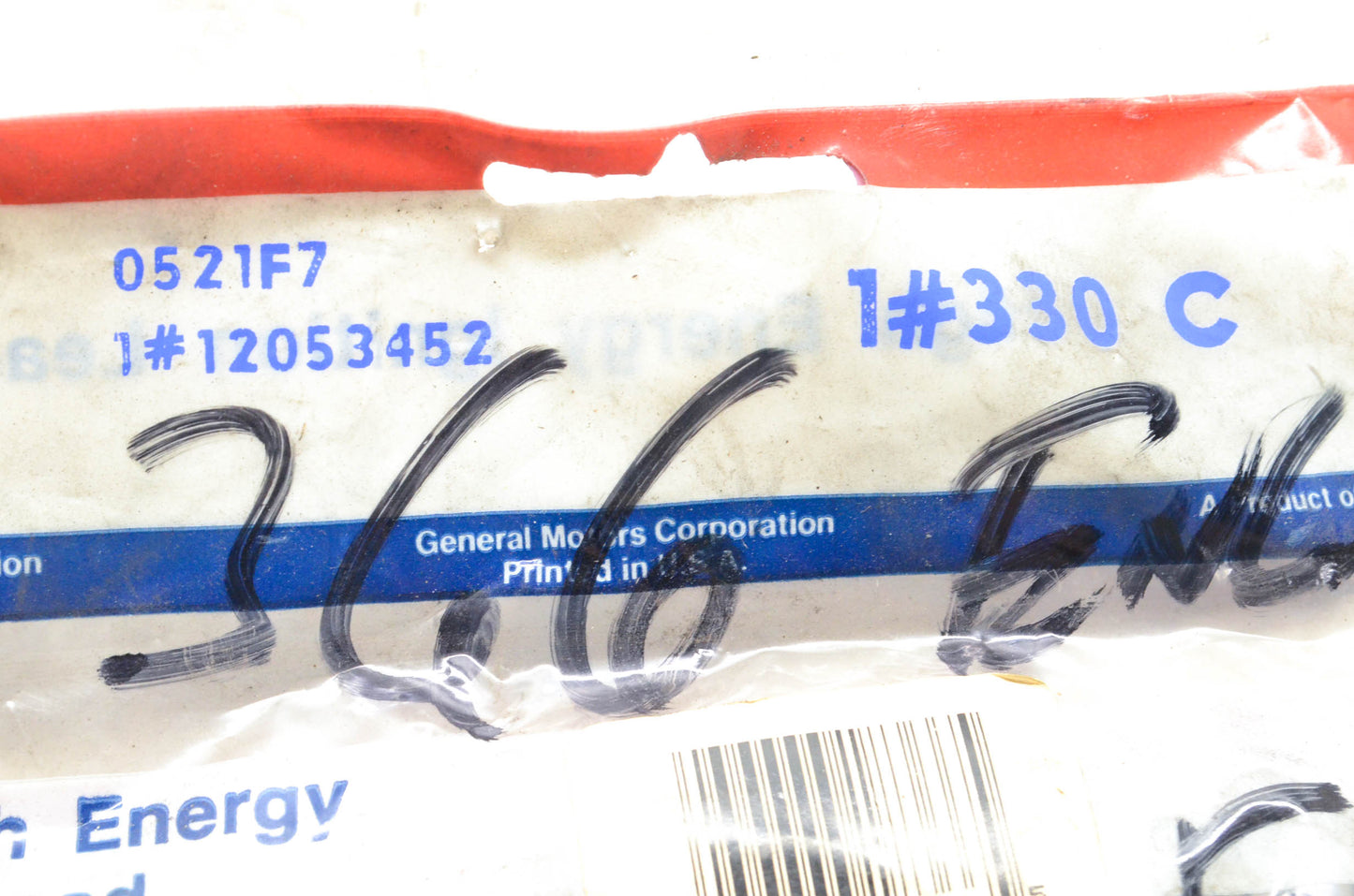 AcDelco 12053452, 330 C Ignition Coil Lead Wire NOS