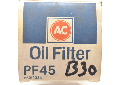AcDelco PF45, PF 45, 25010324 Oil Filter NOS