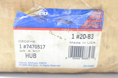 AcDelco 7470517 Wheel Hub Assembly NOS