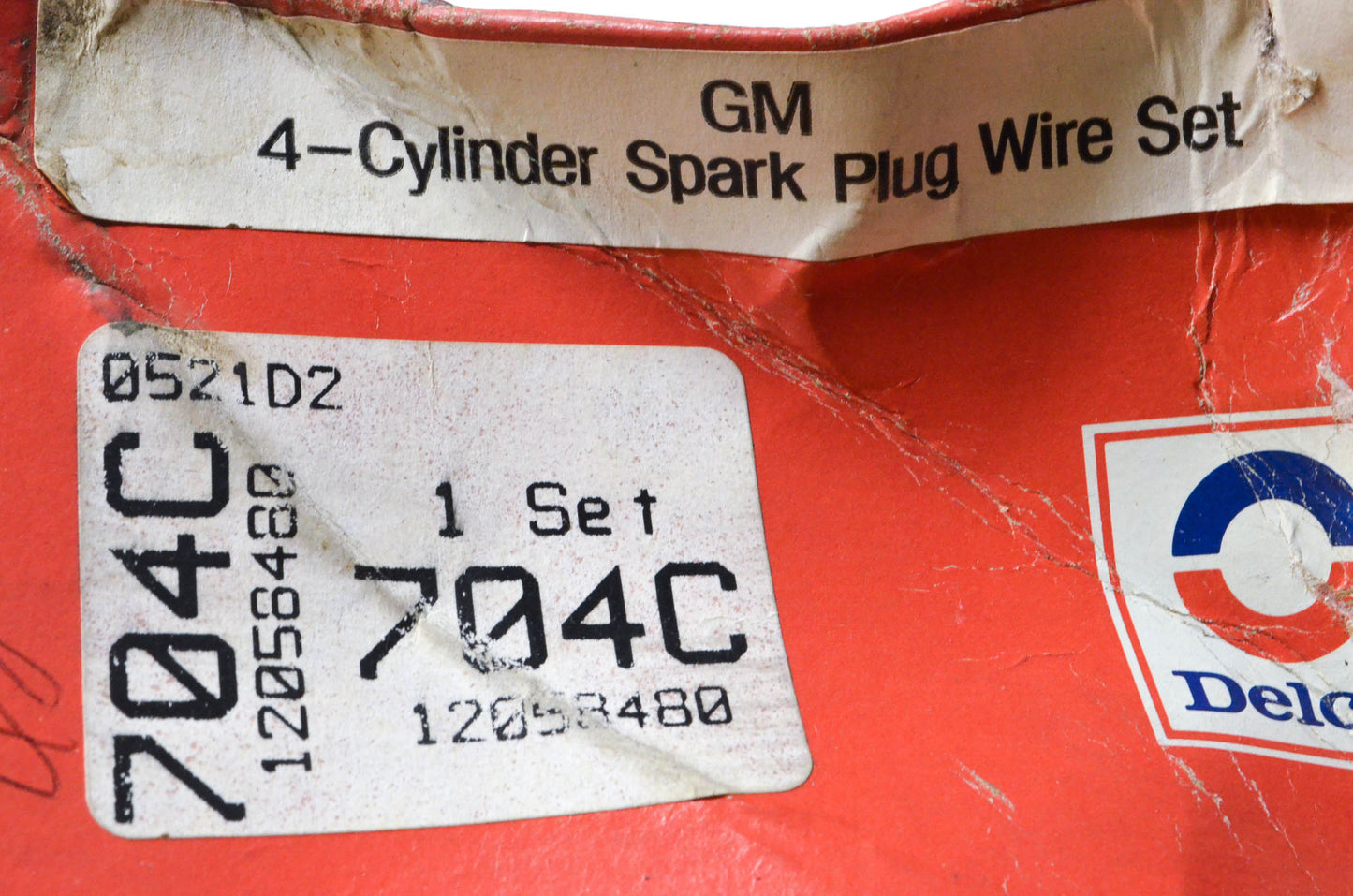 Delco 704C, 12058480 Spark Plug Wire Kit NOS