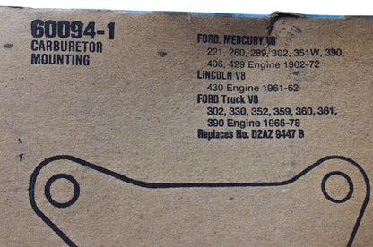 Fel-Pro 60094-1 Carburetor Mounting Gasket NOS
