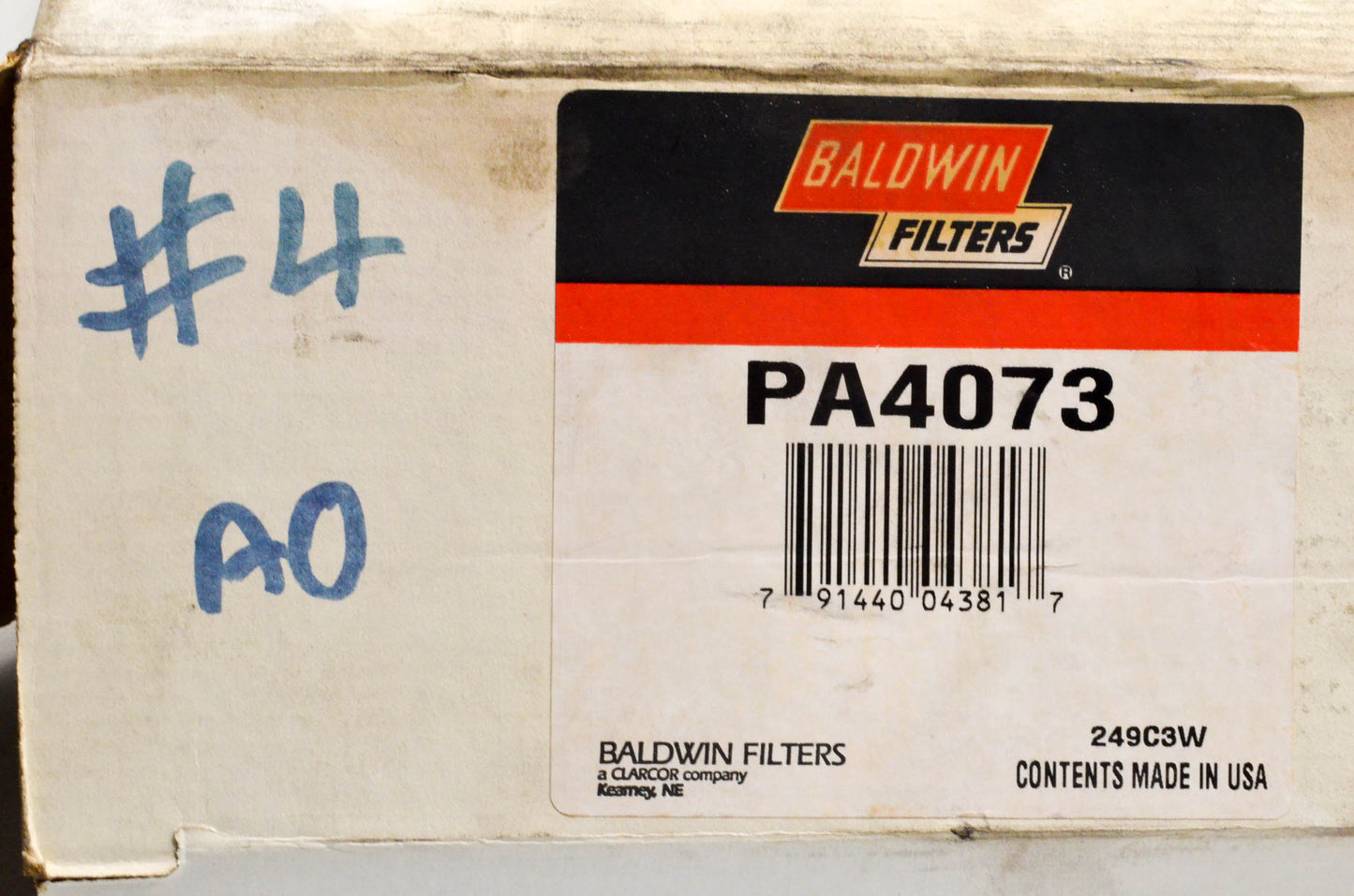Baldwin Filters PA4073 Air Filter NOS