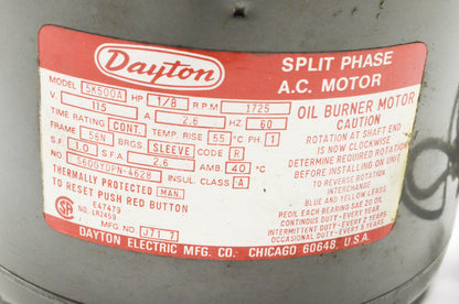 Dayton 5K500A Oil Burner Motor NOS