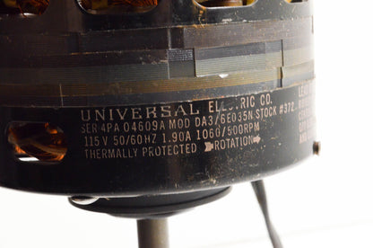 Universal Electric 372, 4PA 04609A MOD DA3, 6E035N Electric Motor
