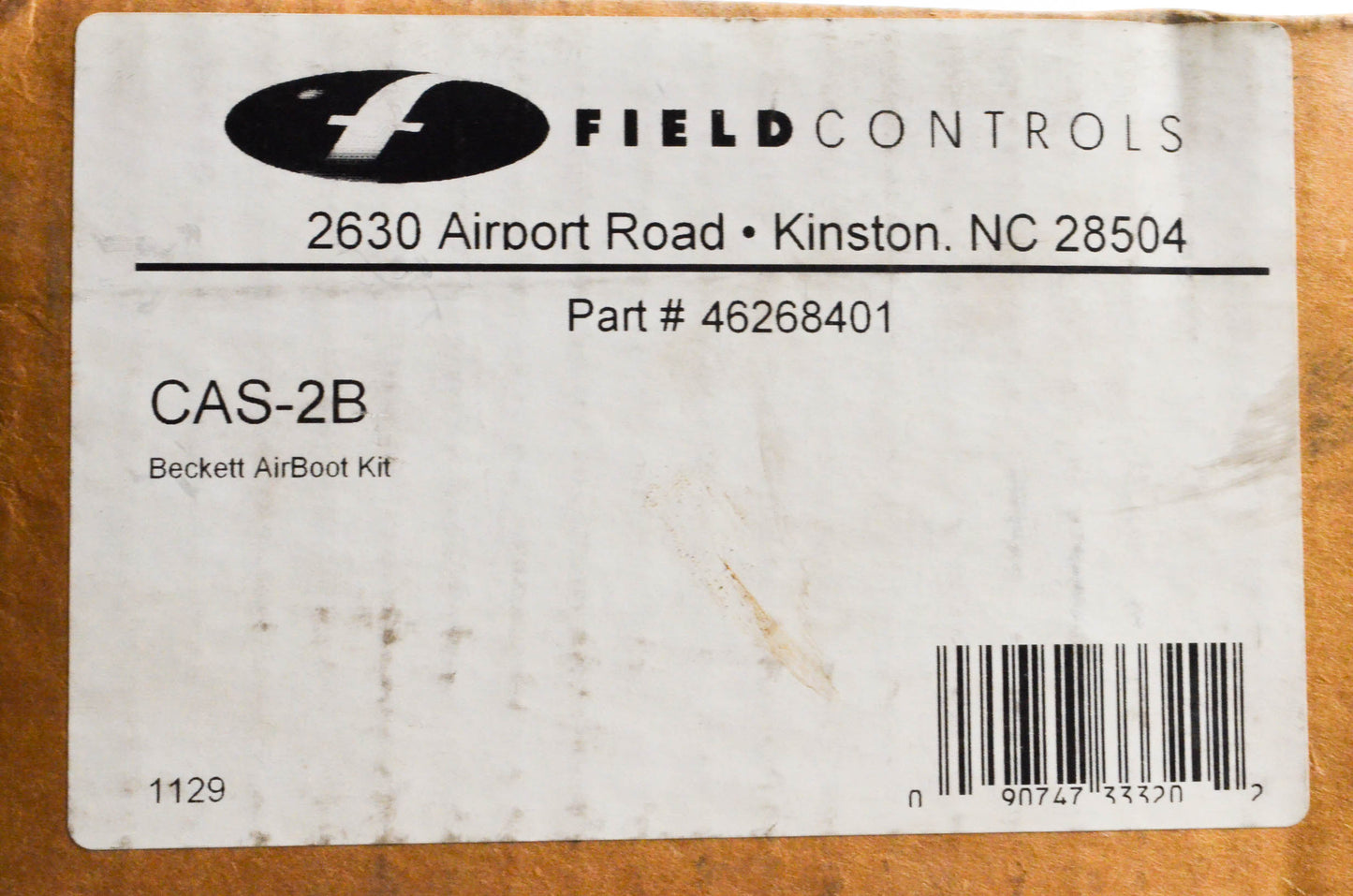 Field Controls 46268401, CAS-2B Combustion Air System Kit NOS