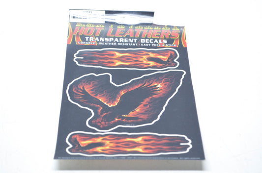 Hot Leathers D2353 Flaming Eagle Decal NOS