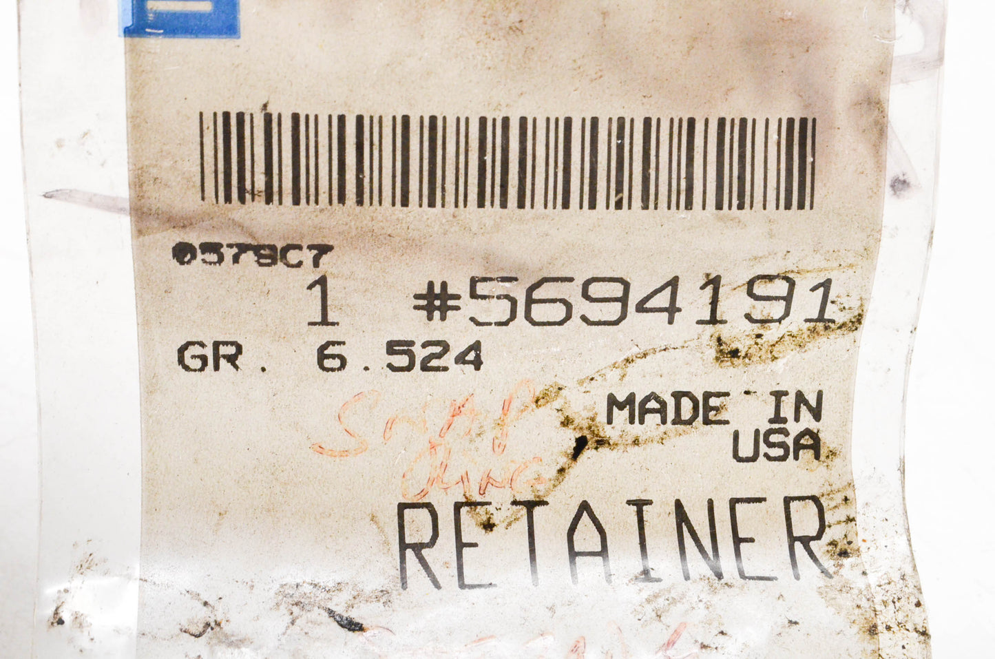 GM 5694191 Retainer Ring NOS