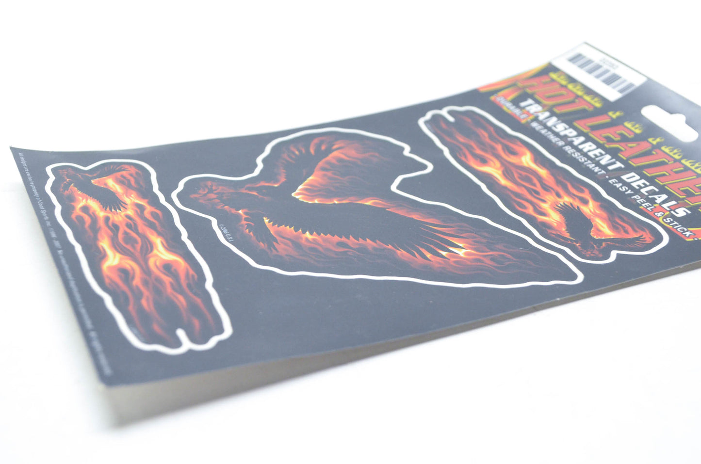 Hot Leathers D2353 Flaming Eagle Decal NOS