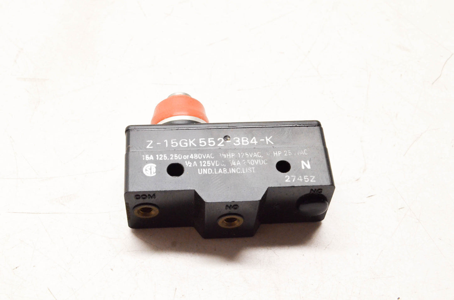 Omron Z-15GK552-3B4-K Microswitch NOS