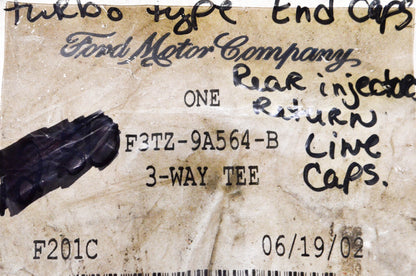 New OEM Ford F3TZ-9A564-B Three Way Tee NOS