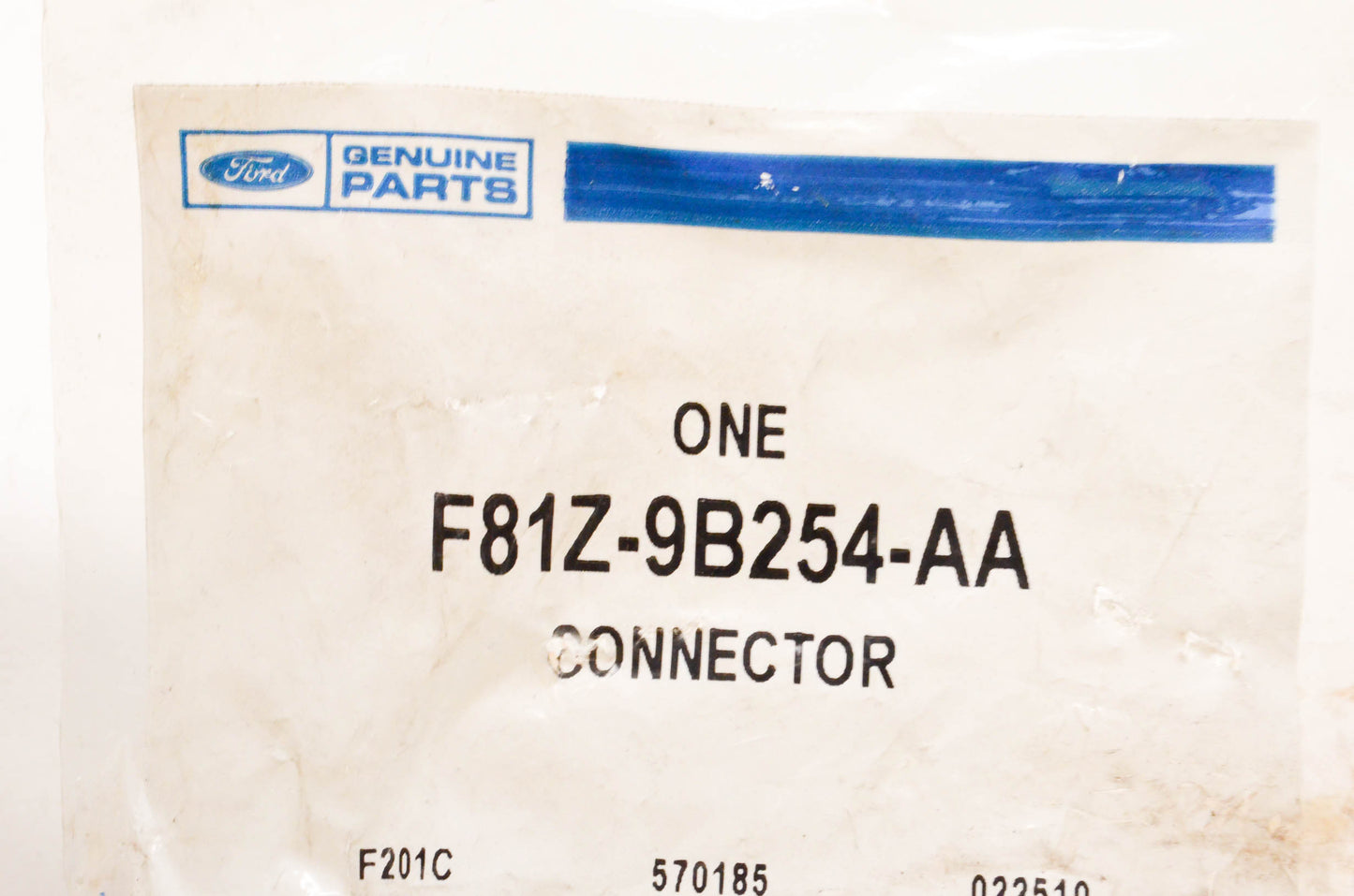 New OEM Ford F81Z-9B254-AA Connector NOS