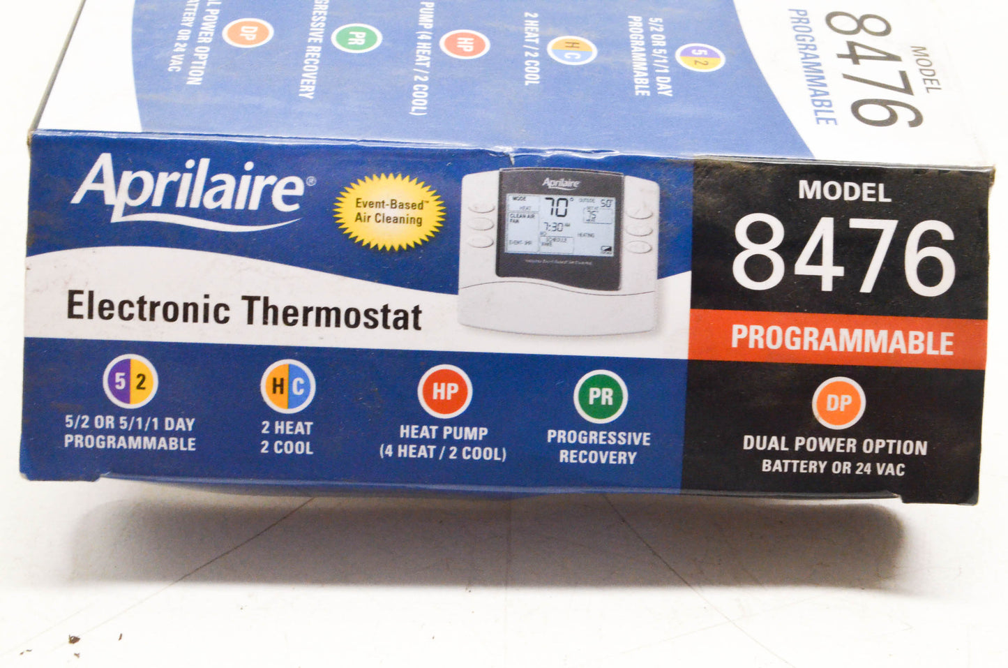 Aprilaire 8476 Programmable Thermostat NOS