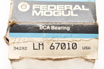 Federal Mogul LM 67010 Bower Bearing Cup NOS