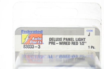 Federated 83033-3 Pre Wired Red Panel Light NOS