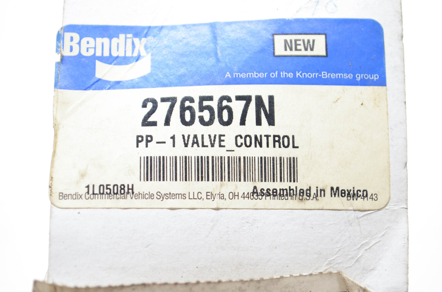 Bendix 276567N, T-293507 Control Valve NOS