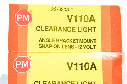 Peterson Manufacturing V110A, 22-6305-1 Clearance Light NOS