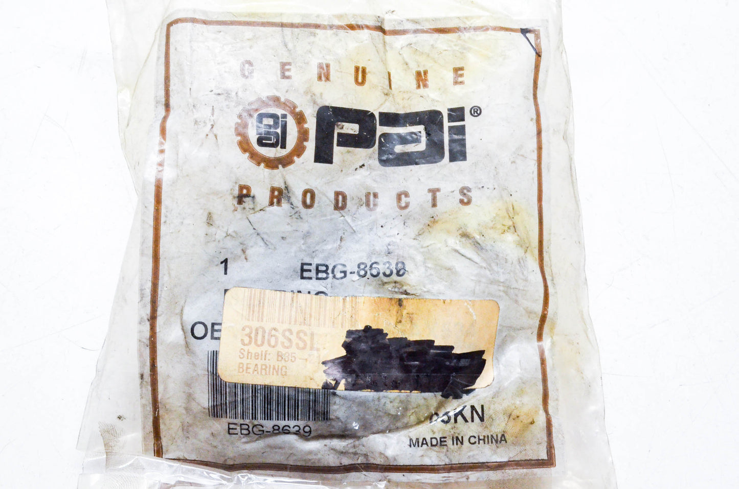 Pai 306SSL, EBG-8639 Ball Bearing Kit NOS