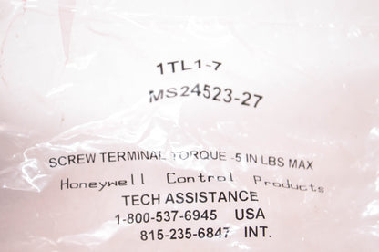 Honeywell ms24523-27, 1TL1-7 Toggle Switch Kit NOS