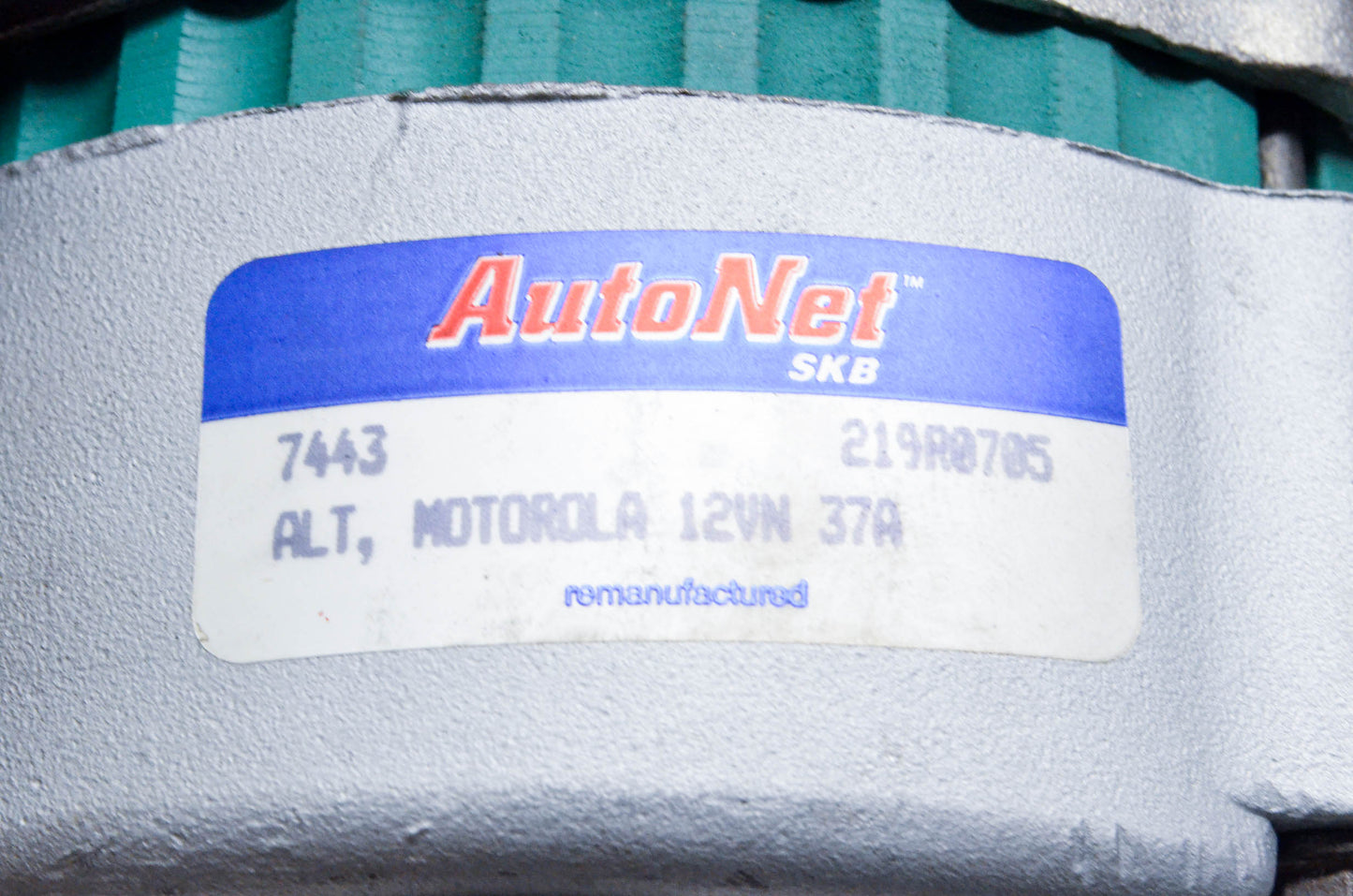 AutoNet 7443, 219R0705 Remanufactured Forklift Alternator NOS