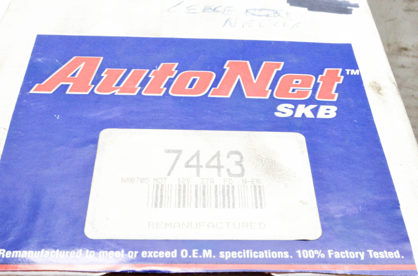 AutoNet 7443, 219R0705 Remanufactured Forklift Alternator NOS