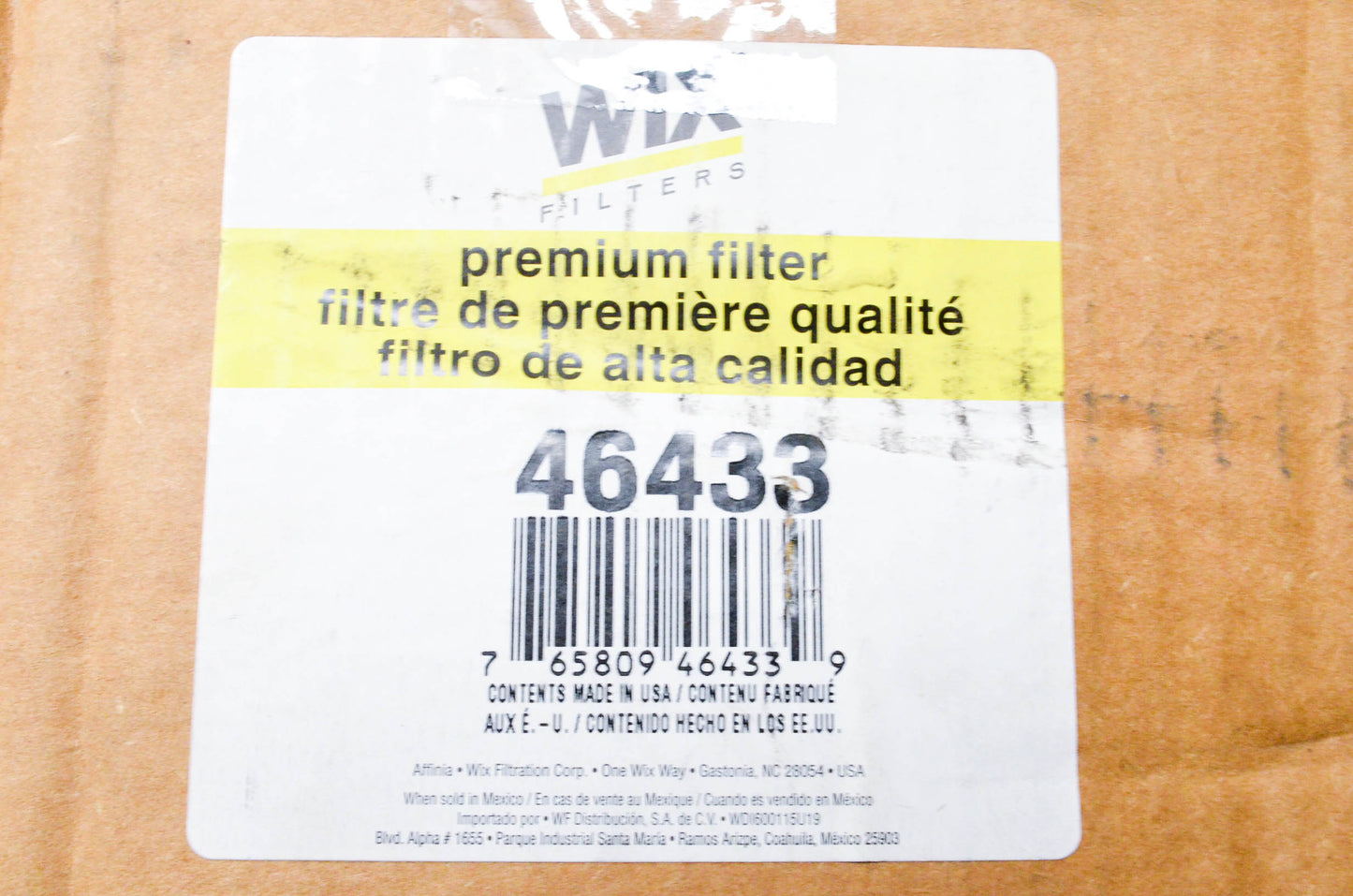 Wix Filters 46433 Air Filter NOS