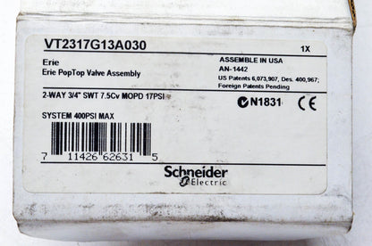 Schnieder Electric AG13A030, VT2317G13A030 2-Position Pop Top Actuator Assembly NOS